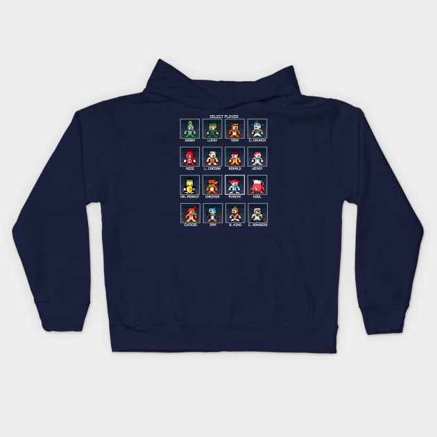 Food Fight Kids Hoodie by TGprophetdesigns